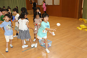 エンゼル七夕まつり　おかしのつかみどり・的あて・わなげ　年長　NO.2