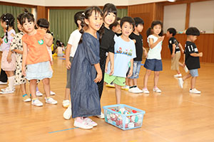エンゼル七夕まつり　おかしのつかみどり・的あて・わなげ　年長　　NO.1