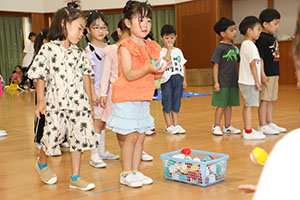 エンゼル七夕まつり　おかしのつかみどり・的あて・わなげ　年長　　NO.1