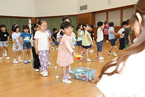 エンゼル七夕まつり　おかしのつかみどり・的あて・わなげ　年長　　NO.1