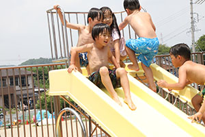 2階のプール　楽しかったね！　B