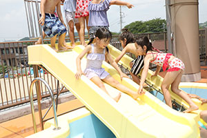 2階のプール　楽しかったね！　A