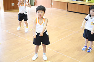 体操教室　ー跳び箱ー　ひまわり