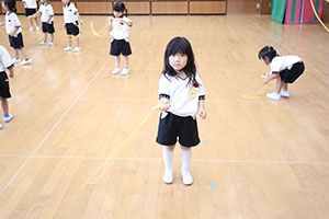 体操教室　ー跳び箱ー　ひまわり