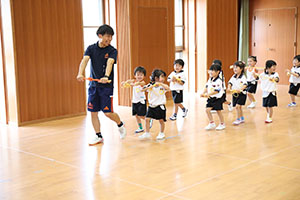 体操教室　ー跳び箱ー　ひまわり