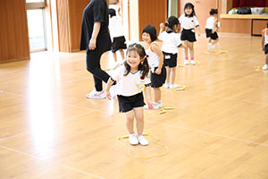 体操教室　ー跳び箱ー　ひまわり