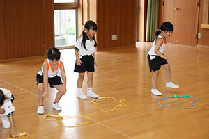 体操教室　ー跳び箱ー　たんぽぽ