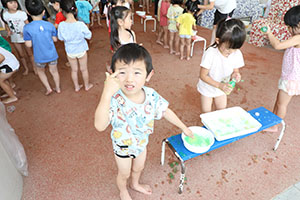 7月生まれのお誕生会　ーごちゃまぜパーティー　　年中組