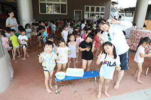 7月生まれのお誕生会　ーごちゃまぜパーティー　　年中組