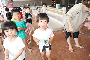 7月生まれのお誕生会　ーごちゃまぜパーティー　　年中組