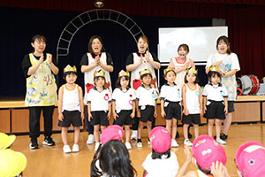 7月生まれのお誕生会　ーごちゃまぜパーティー　　年中組