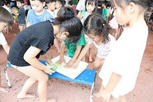 7月生まれのお誕生会　ーごちゃまぜパーティー　　年中組