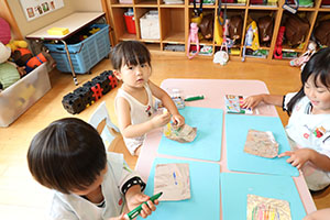 アイスの制作　ー写し絵ー　ことり