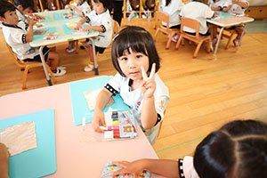 アイスの制作　ー写し絵ー　ことり