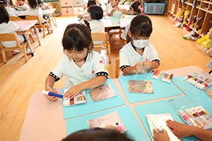 アイスの制作　ー写し絵ー　ことり