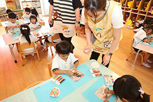 アイスの制作　ー写し絵ー　ことり