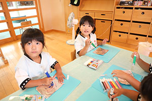 アイスの制作　ー写し絵ー　ことり