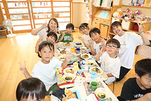 カミングエンゼル　　給食美味しかったね
