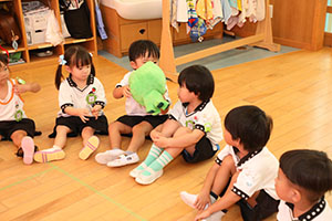 夏の思い出の発表　ことり・りす・たんぽぽ