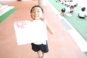 天気の絵を描きました　B
