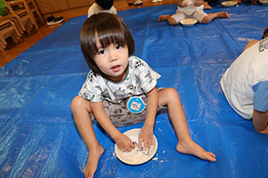 小麦粘土楽しかったね　ぺんぎん