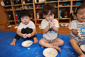 小麦粘土楽しかったね　ぺんぎん
