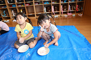 小麦粘土楽しかったね　ぺんぎん