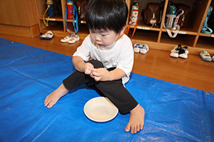 小麦粘土楽しかったね　ぺんぎん
