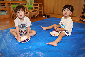 小麦粘土楽しかったね　ぺんぎん