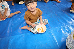 小麦粘土楽しかったね　ぺんぎん