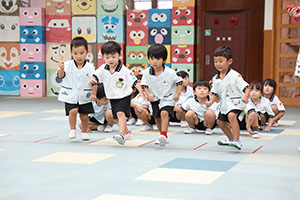 かけっこの活動　ことり