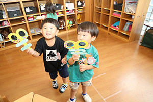 とんぼのめがねの制作　ひよこ