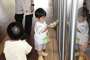 とんぼのめがねの制作　ひよこ