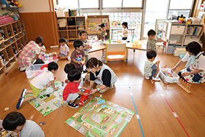 自由遊び🎵　楽しかったね　ひよこ・あひる・ぺんぎん