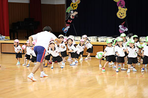 体操教室　ーかけっこー　うさぎ・ことり