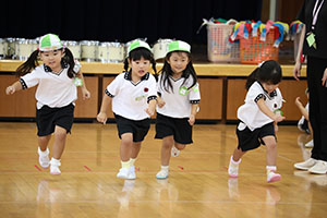 体操教室　ーかけっこー　うさぎ・ことり