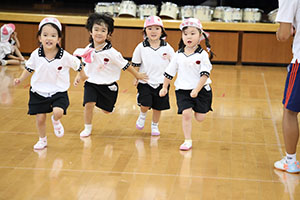 体操教室　ーかけっこー　うさぎ・ことり