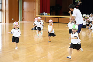 体操教室　ーかけっこー　うさぎ・ことり