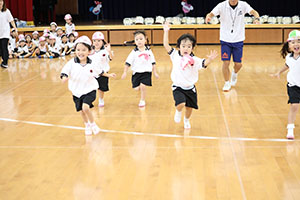体操教室　ーかけっこー　うさぎ・ことり