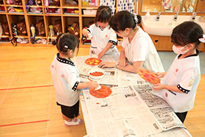秋の制作　うさぎ