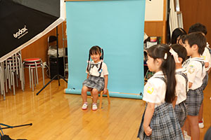 卒園アルバムの写真撮影　C・D・E