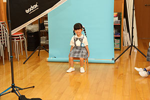 卒園アルバムの写真撮影　C・D・E