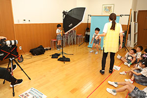 卒園アルバムの写真撮影　C・D・E