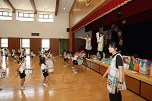鼓隊の活動A・B