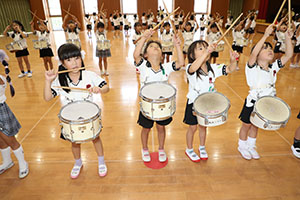 鼓隊の活動A・B