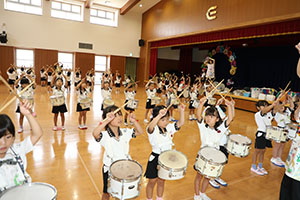 鼓隊の活動A・B