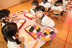 ハロウィンの制作　りす