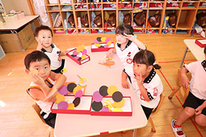 ハロウィンの制作　りす