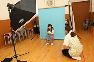 卒園アルバムの写真撮影　A・B
