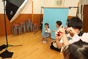 卒園アルバムの写真撮影　A・B